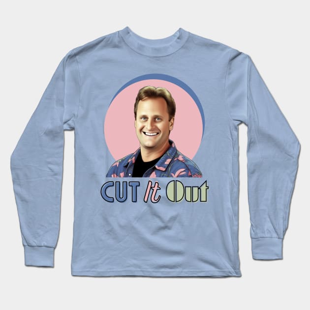 Retro Cut It Out 90s Sitcom Long Sleeve T-Shirt by WearablePSA